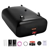 VEVOR Wasserblasen Aufbewahrungsbehälter, 1000L Wassertank, 1000D PVC verdickter Wasserbeutel, Wassersack zusammenklappbar, für Gartenbewässerung, Camping, Wohnmobile, Notfallgebrauch –Schwarz