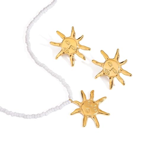 Bijoux de plage soleil acier doré pour éviter les bijoux qui ternissent