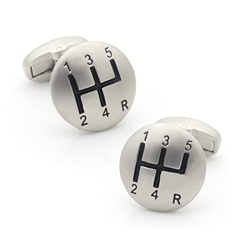 Mancuernillas Car Shift Gear para Hombre miniatura 1