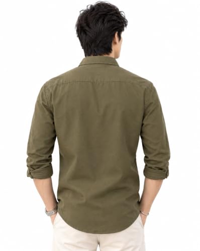 Image of Men's Premium Cotton Flannel Checkered Shirt | Full Sleeve Plaid Casual Button-Down | Regular Fit | Winter & Autumn Wear | Size - 2XL