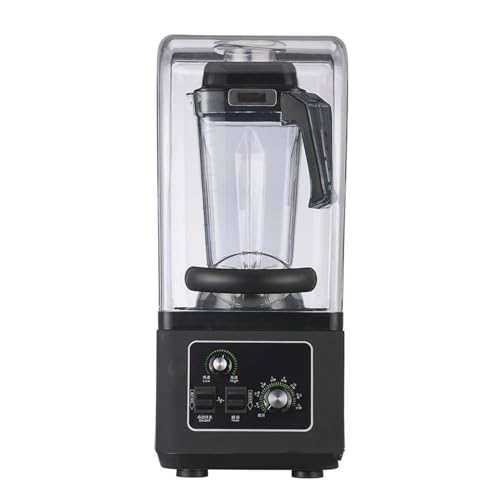 LYDZUSDP Smoothie Maker Blender with Soundproof Cover,Silent 1800W 2.5/4.5L Multifunctional Blender(Black 2.5L)