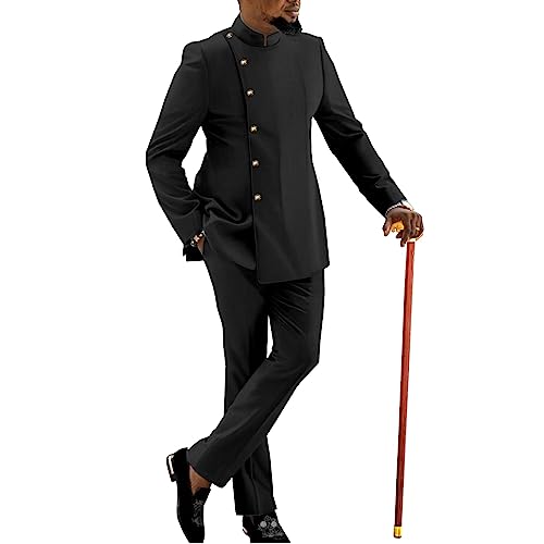 African Dashiki for Men Top and Pants Set African Outfits Formal Wedding Party African Mens Clothing