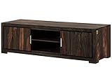 Massivholz Kolonial Akazie MASSIVMOEBEL24.DE TV-Board Sheesham 150x50x45 grau geölt Tambora #871