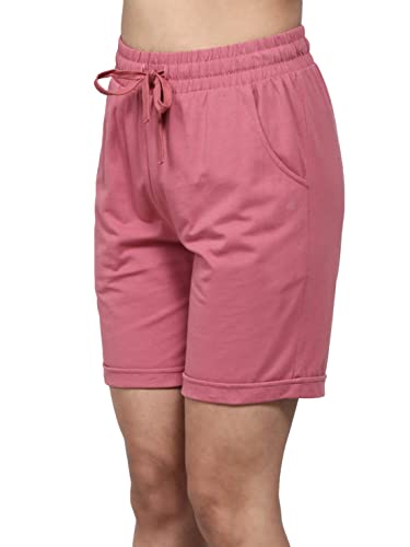 Image of Jockey AW23 Women's Super Combed Cotton Rich Regular Fit Shorts with Side Pockets