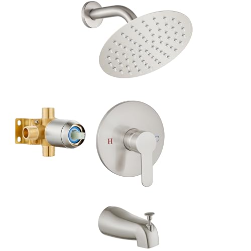 Airuida Shower Faucet Set with Rainfall Head