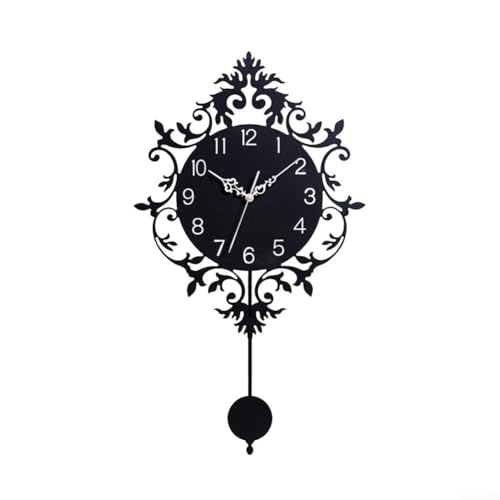 Horloge murale moderne grands chiffres pour bureau calme - 2