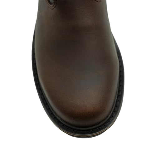 CEBU Botin Max Work Boot – Soft Toe Slip-On Chelsea for Men – Lightweight Leather Mid-Duty Footwear – Double Density Sole3