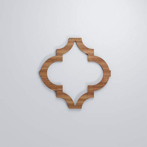 Image of Ekena Millwork WALW12X12X0375MRKWA Marrakesh 3 /8 inchT Decorative Fretwork Wall Panels, 11 3 /8 inchW X 11 3 /8 inchH, Walnut