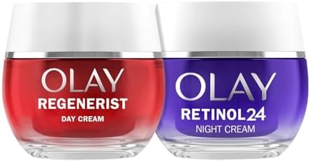 Olay Regenerist Crema Facial de Día 50ml Y Olay Retinol24 Crema D...