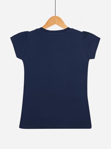 Image of Dollar Champion Cotton Regular Fit T-Shirts for Girls -Actual Color May Vary