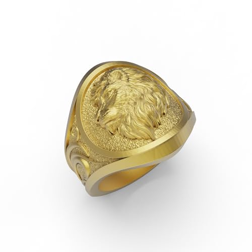 Handmade Lion Head Ring, 925 Sterling Silver Rings, African Leo Men Ring, Animal Jewelry, Gift For Animal Lovers3
