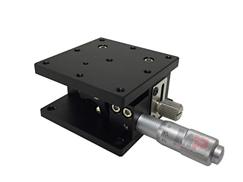 Precision Z Axis Stage, MPositioning T60Z-10A Vertical Linear Stage 10 mm Travel Range, 3 kg of Max Loading 60 x 60 mm Platform