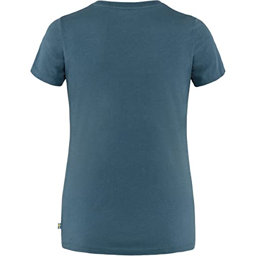 Fjällräven Damen Arctic Fox T-Shirt, Indigo Blue, XS