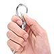WECAN Sicherheitsseil-Befestigungsvorrichtung, Bühnenlicht-Sicherheitskabel, transparentes Seilkopf-Traversenzubehör Zubehör-Klemmhaken, 3 mm Durchmesser, 30 cm Länge, (10er-Pack, weiß)