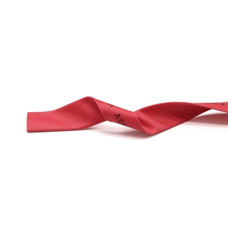 Gaine thermorétractable, Tube thermorétractable PE rouge 3:1, qualité assortie, 1 pièce(9.5MM*10M)