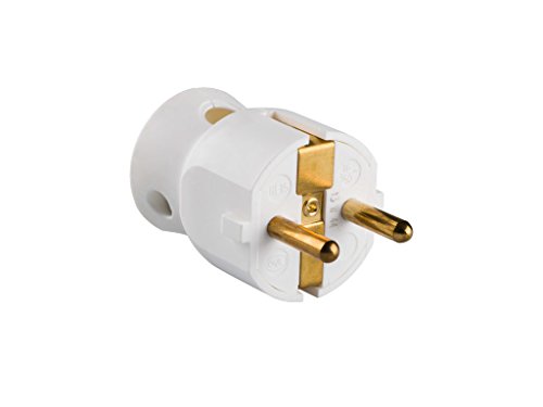 legrand 050188 Steckdose mit beweglichem Kopf, schwenkbar, 3680 W, 230 V, Weiß