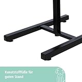 Kerbl Futterbar inklusive Edelstahlnäpfe, Stufenlos Verstellbarer Hunde Fressnapf, 2 x 2800 ml, Höhe 43 cm, Schwarz