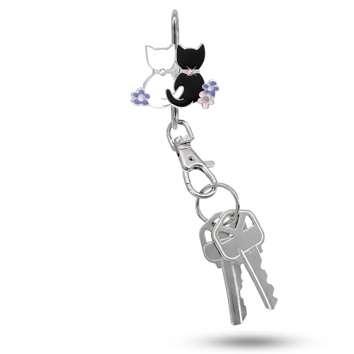 Alexx, Finders Key Purse 01C-079 Alexx Finders Key Purse Two Kitties Key Finder