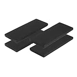 AllSpares Aktivkohlefilter (4 St.) für Dunstabzugshauben geeignet für Novy Monoblock 692060 (410x200x30mm)