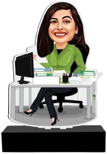 Personalized Gift for IT Employees - Caricature Standee With personalized caption Coolest gift for IT employees Unique cor...