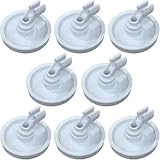 154174501A 8 Pack Dishwasher Lower Rack Roller Wheel for Frigidaire