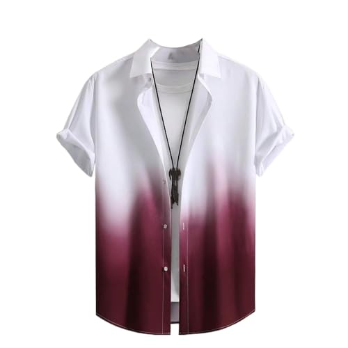 Chemise homme à motifs graphiques manches courtes légères