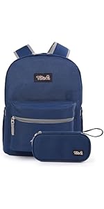 Tilami 20L Basic Backpackfor School Boys and Girls,17 inch Laptop Backpack