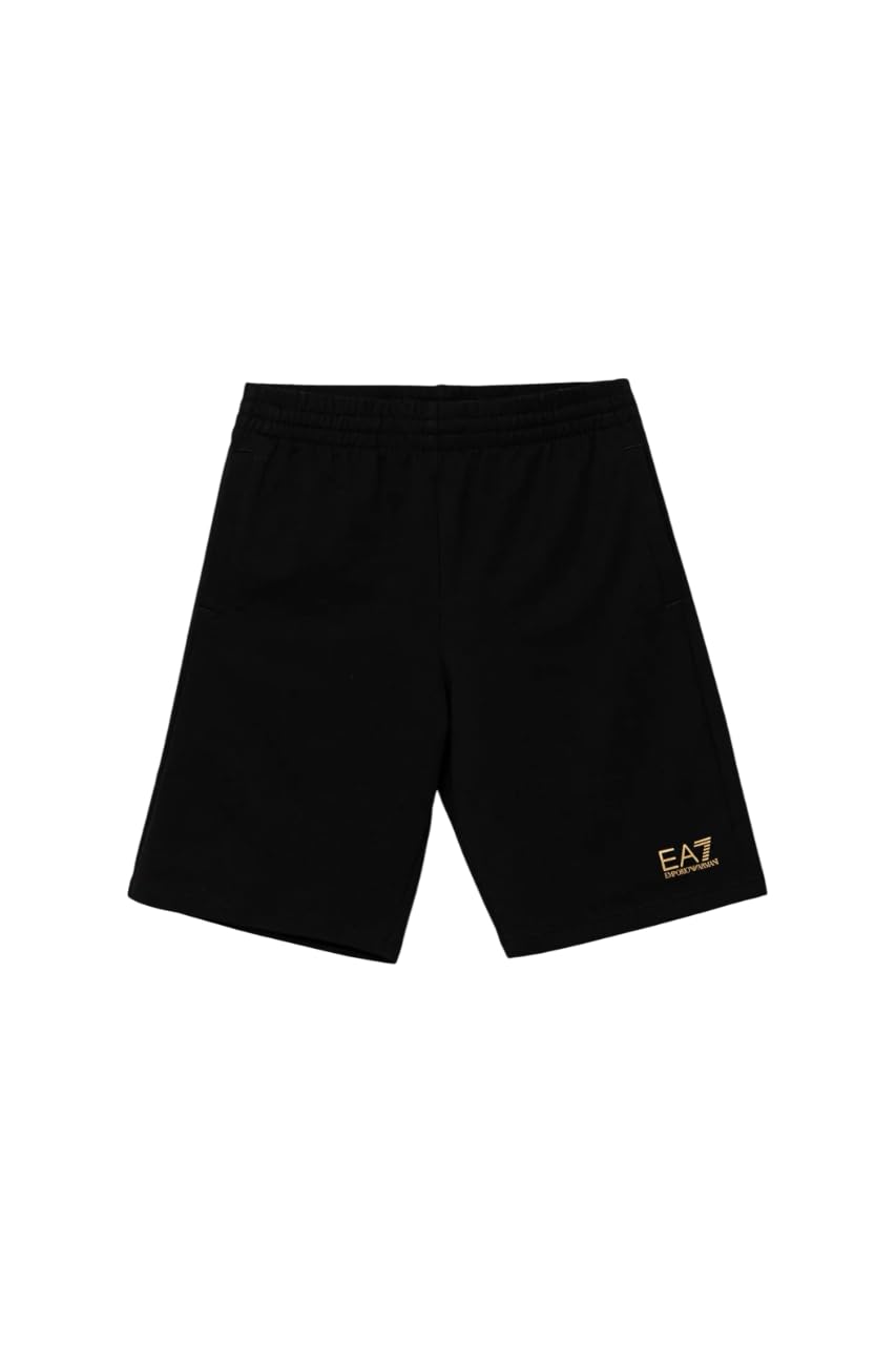 Bermudas de algodón EA7 ideales para el colegio y tardes de juego infantil 4
