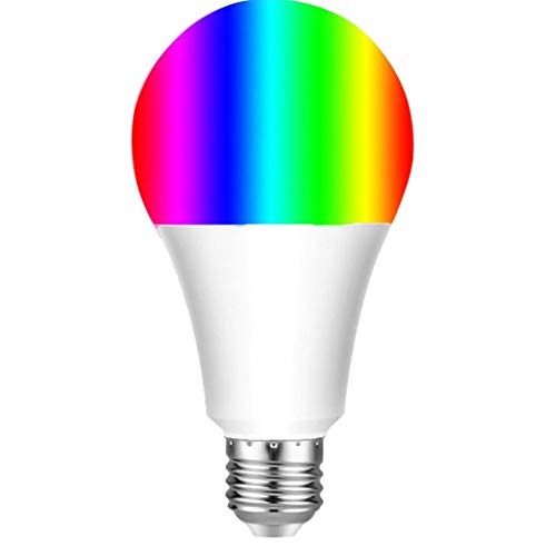 VONKY Controle Bulb Smart LED inteligente Bulb WiFi Luz RGB + W Regulável Smartphone App/Voz - E26 2