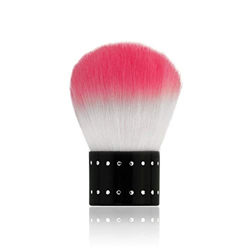 KADS - Pennello per rimuovere la polvere dalle unghie, per smalto acrilico e in gel UV, per nail art, utilizzabile anche per cosmetici da applicare sul viso, per manicure e fondotinta