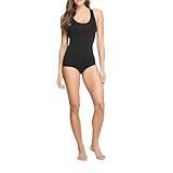 SPANX ASSETS Tank Panty Bodysuit - Seamless Power Sculpting - Tummy Control - Comfortable & Breathable - Very Black - X-Large