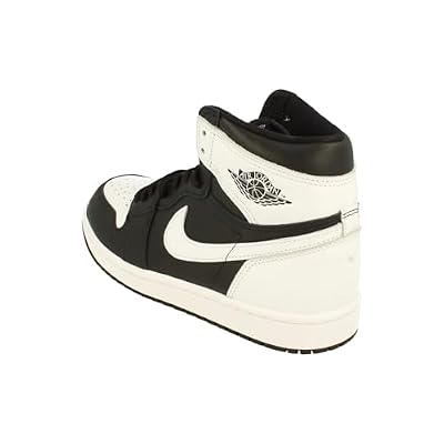 NIKE Air Jordan 1 Retro High Og Mens Shoes Size-10 Black/White-White