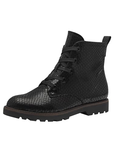 Botte tendance Tamaris Femme 1-25262-43 en cuir noir confortable