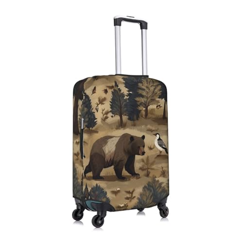 Animals Farmhouse Print Luggage Cover For Suitcases, Travel Case Protector, Simple & Convenient Installation3