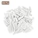 uxcell 300Pcs Plastic Pocket Hole Plugs, 9mm Slant Hole Caps for Pocket Hole Jig Wood Working Tool Accessories, White