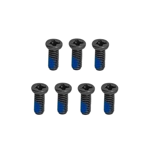 Lot de 7 vis Gintai pour Dell G7 boîtier inférieur noir avec filetage de précision 7500 7700