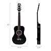 CB SKY 30-inch Junior (Black)/Student Acoustic Guitar/Beginner/Kids musical instrument #3