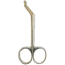 Stainless Steel Stoma Bag Scissors, Curved Colostomy Bag Scissors Right Hand Side
