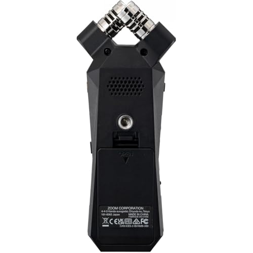 Zoom H1essential Gravador estéreo prático (modelo 2024, série Essential) com flutuador de 32 bits, a
