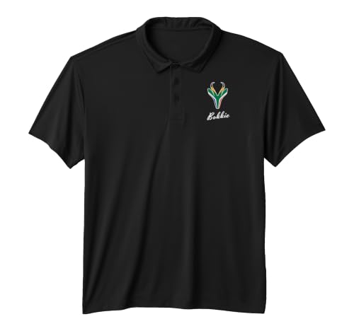 South African Bokkie South Africa Flag Performance Polo Shirt