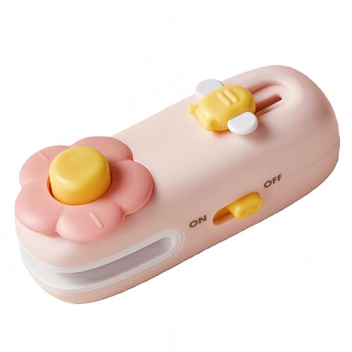Shrunqi Mini Magnetic Bag Sealer, Pink