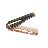 Pinta De Butxaca Plegable Barba, Guia De Plàstic Plantilla Pèl De La Barba Talladora Eina Pinta Homes Cavallers Perilla (brown)