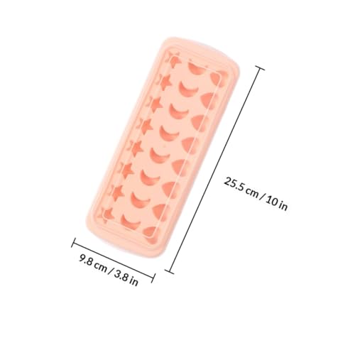 Molde de silicona para cubos de hielo LIFKOME color rosa miniatura 2