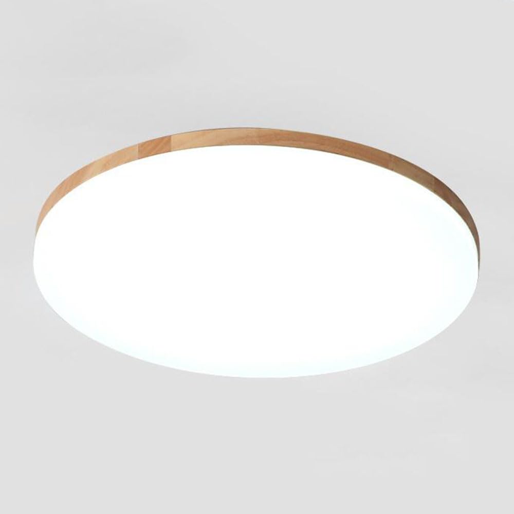 Lampa Sufitowa O Charakterze Domowym Okrągła Lampa Sufitowa Bez Możliwości Ściemniania Designerski Klosz Z Akrylu Chroniący Oczy Energooszczędna, Dekoracyjna Oprawa Oświetleniowa Do Wnętrz KNBVFHG