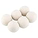 Eujgoov Wool Balls Softener Laundry Replacement for Dryer Sheets and Liquid Softeners 6cm Natural Fabric Made Reduce Static and Shorten Drying Time for All Clothing