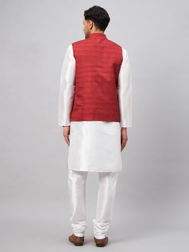 Image of VM Men's Jacket, Kurta and Pyjama Set