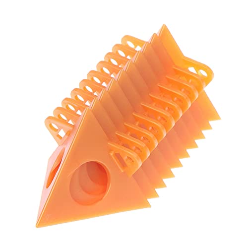 rockible 10 Pack of Triangle Paint Holders for Canvas Support, Orange, 15cmx5.5cmx5cm