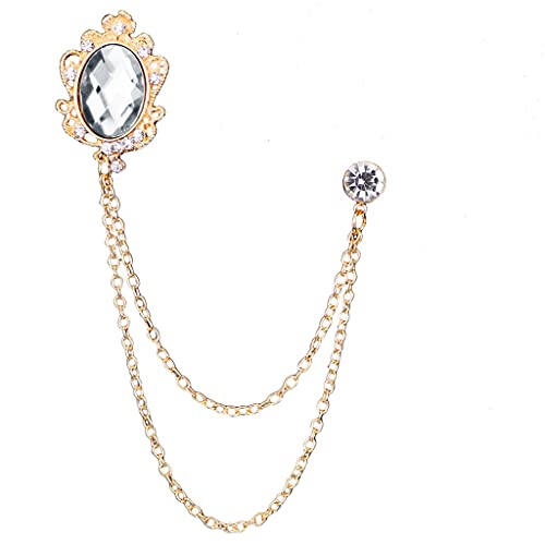 Broche de costume pour homme stylée contre les looks ternes