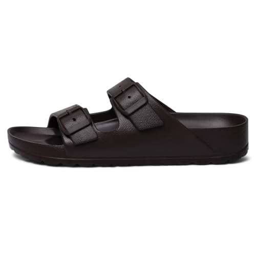 Image of KIDMI Medium Arch Support EVA Beach Sandals for Women | Women's Adjustable Buckle Straps Waterproof Pool Sandals, Comfortable Slip on Summer Slides for home and Casual Walks