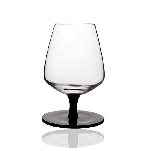 ZXCZXC Copas Grueso y sólido Brandy Corto Brandy Vino Vidrio Negro Vidrio Transparente Vidrio Rojo Vidrio Barra Personalidad Personalidad Copa Fiesta (Capacity : 401-500ML, Color : 2PCS)